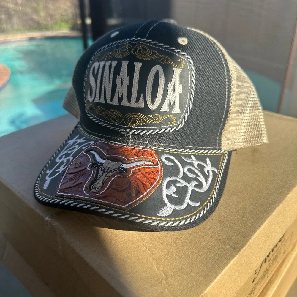 SINALOA Black and Tan Trucker/Western Hat